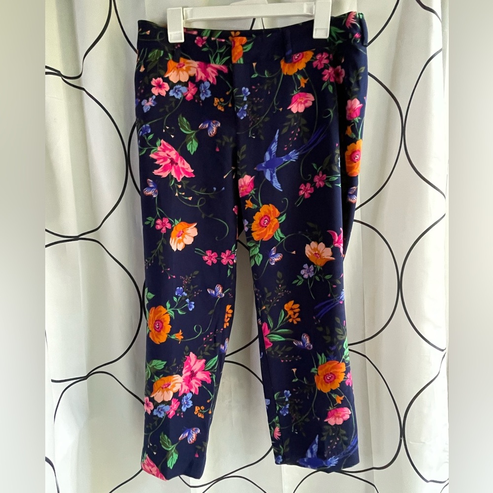 Old Navy Harper Floral Cropped Pant | Women’s size 8